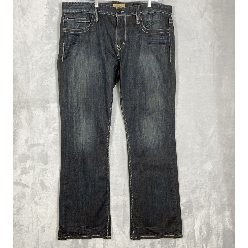 Taverniti So Jeans Mens 40x33 Dark Wash‎ Blue Straight Leg Streetwear Y2K Urban